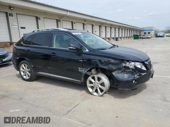 2011 Lexus RX 350 with VIN 2T2ZK1BA0BC042038, listed as a Copart auction lot 52533455 with 100,728 mi miles and Salvage Title. Bid and sale history available at DreamBid. Image 4.