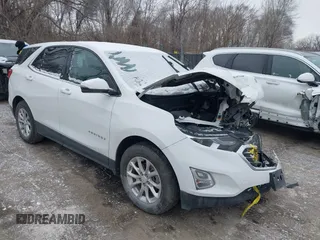 2019 Chevrolet Equinox LT z VIN 3GNAXKEV9KS639559, wystawiony jako IAAI lot #41554334 z przebiegiem 74 996 mil mil oraz . Historia ofert i sprzedaży dostępna na DreamBid. Obrazek 1.