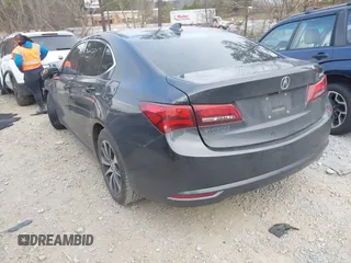 2016 Acura TLX with VIN 19UUB1F30GA002288, listed as a IAAI auction lot 41201762 with 157,020 mi miles. Bid and sale history available at carsss.com. Image 3.