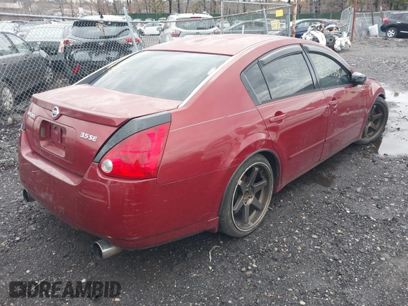 2005 Nissan Maxima 3.5 SL with VIN 1N4BA41E45C857604, listed as a IAAI auction lot 41927616 with 999,999 mi miles. Bid and sale history available at carsss.com. Image 4.