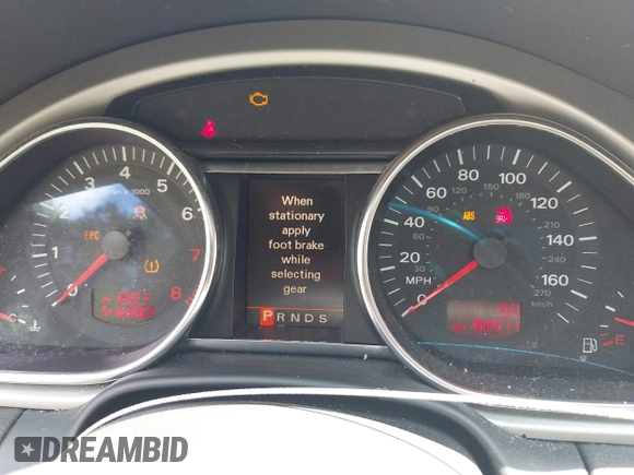 2008 Audi Q7 Premium with VIN WA1BY74L98D039862, listed as a IAAI auction lot 42571524 with 182,011 mi miles and . Bid and sale history available at DreamBid. Image 7.