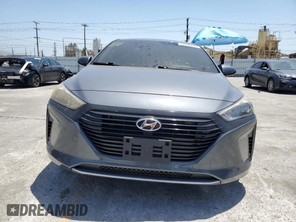 2019 Hyundai Ioniq Blue with VIN KMHC65LC7KU131433, listed as a Copart auction lot 57298275 with 86,779 mi miles and Salvage title. Bid and sale history available at DreamBid. Image 5.