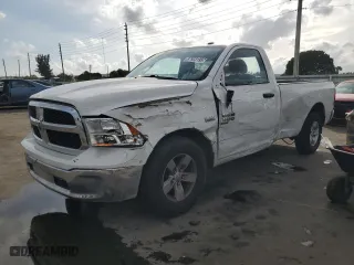 2019 Ram 1500 Classic Tradesman with VIN 3C6JR6DT2KG506906, listed as a Copart auction lot 87923195 with 53,031 mi miles and Salvage Title. Bid and sale history available at carsss.com. Image 1.