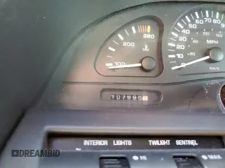 1999 Oldsmobile Aurora with VIN 1G3GR62C7X4109461, listed as a Copart auction lot 75916764 with 107,690 mi miles and Salvage Title. Bid and sale history available at DreamBid. Image 9.