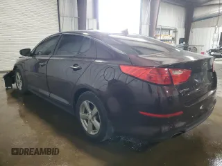2015 Kia Optima LX with VIN 5XXGM4A7XFG466595, listed as a Copart auction lot 59190135 with 102,847 mi miles and Salvage title. Bid and sale history available at DreamBid. Image 2.