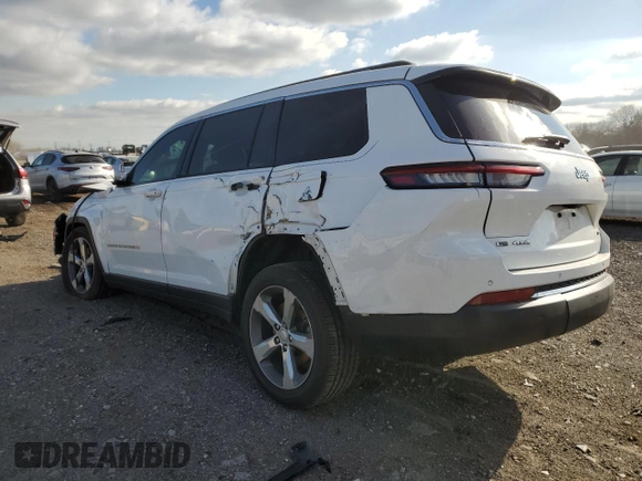2021 Jeep Grand Cherokee Limited с VIN 1C4RJKBG6M8140586, выставлен на аукционе Copart как лот 52962815 с пробегом 92 710 миль миль и Списание • Salvage title. История ставок и продаж доступна на DreamBid. Изображение 2.
