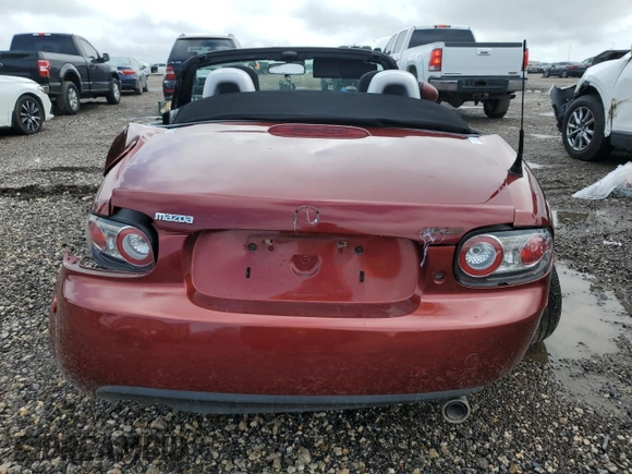 2006 Mazda MX-5 Miata Touring z VIN JM1NC25F260121773, wystawiony jako Copart lot #55887175 z przebiegiem Nie podano mil oraz Szkoda całkowita • Salvage title. Historia ofert i sprzedaży dostępna na DreamBid. Obrazek 6.