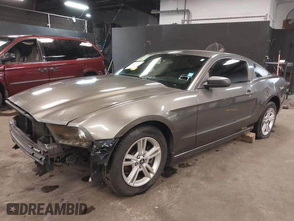 2013 Ford Mustang V6 with VIN 1ZVBP8AM5D5229655, listed as a IAAI auction lot 41824722 with 122,971 mi miles. Bid and sale history available at carsss.com. Image 18.