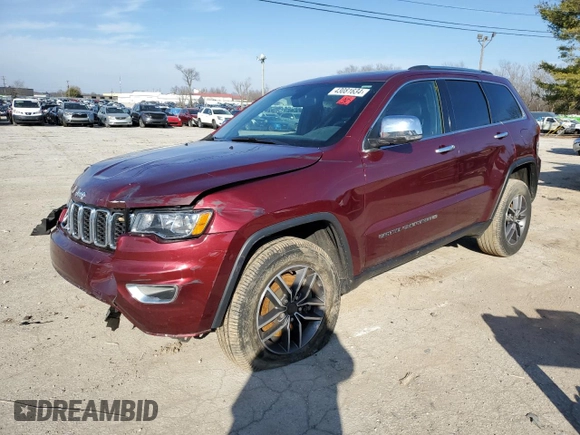 2022 Jeep Grand Cherokee WK Limited with VIN 1C4RJFBG4NC166996, listed as a Copart auction lot 43081634 with 30,100 mi miles and Salvage Title. Bid and sale history available at carsss.com. Image 1.