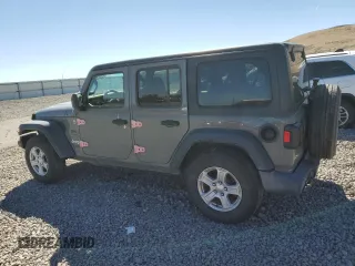 2021 Jeep Wrangler Unlimited 80th Anniversary with VIN 1C4HJXDN8MW630849, listed as a Copart auction lot 50433935 with 84,796 mi miles and Salvage title. Bid and sale history available at DreamBid. Image 2.
