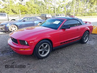 2005 Ford Mustang Deluxe with VIN 1ZVFT84N755233421, listed as a IAAI auction lot 42632466 with 202,825 mi miles and . Bid and sale history available at DreamBid. Image 2.