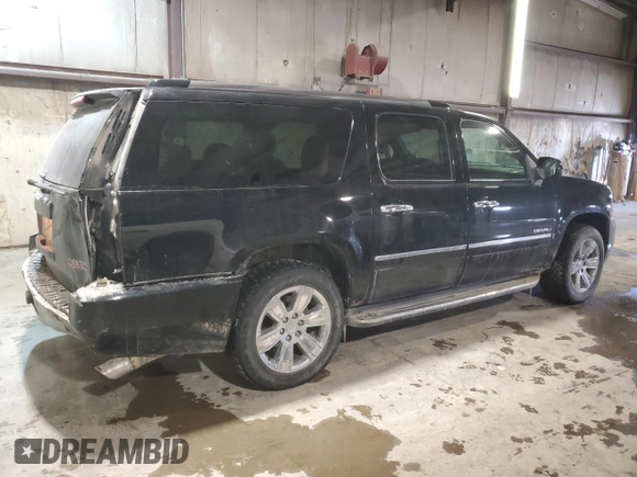 2013 GMC Yukon XL Denali with VIN 1GKS2MEF1DR180473, listed as a Copart auction lot 45348225 with 161,383 mi miles and Salvage Title. Bid and sale history available at carsss.com. Image 3.