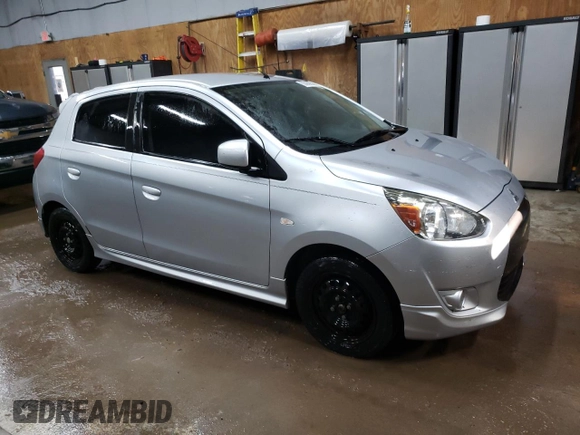 2014 Mitsubishi Mirage DE with VIN ML32A3HJ2EH024588, listed as a Copart auction lot 55888545 with 81,116 mi miles and Clean title. Bid and sale history available at DreamBid. Image 4.