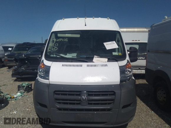 2018 Ram ProMaster Cargo with VIN 3C6URVJG3JE114543, listed as a IAAI auction lot 39218428 with 194,482 mi miles. Bid and sale history available at carsss.com. Image 12.