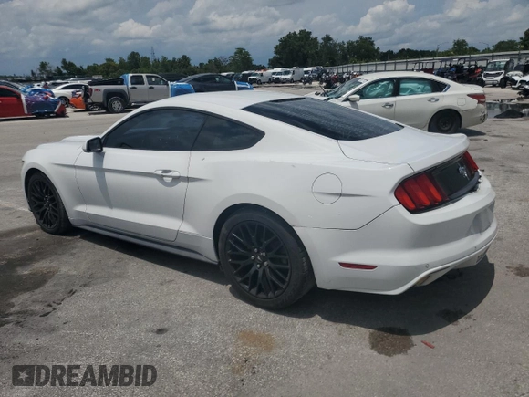 2015 Ford Mustang V6 with VIN 1FA6P8AM0F5350767, listed as a Copart auction lot 59239465 with 109,097 mi miles and Salvage title. Bid and sale history available at DreamBid. Image 2.