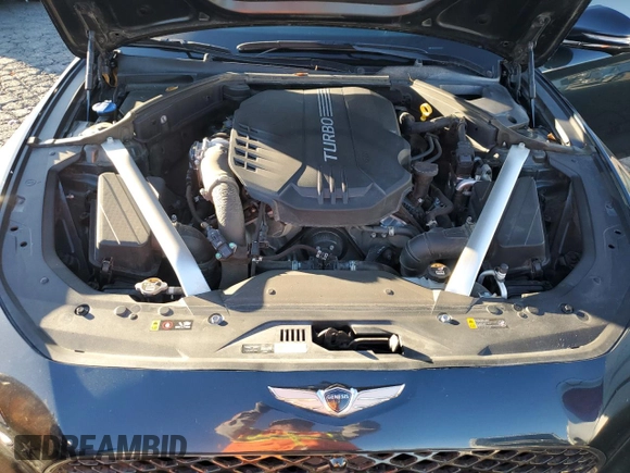 2023 Genesis G70 3.3T with VIN KMTG54TE1PU106881, listed as a Copart auction lot 83988384 with 70,698 mi miles and Salvage Title. Bid and sale history available at DreamBid. Image 11.