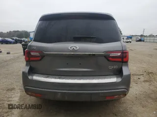 2021 Infiniti QX80 PREMIUM SELECT with VIN JN8AZ2AF0M9720509, listed as a Copart auction lot 44797505 with 52,947 mi miles and Salvage Title. Bid and sale history available at carsss.com. Image 6.