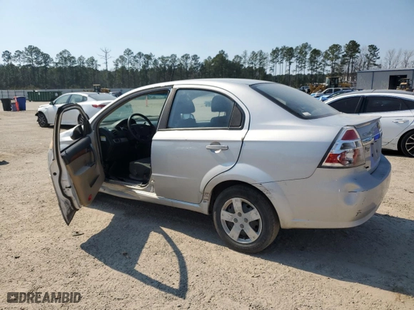 2010 Chevrolet Aveo LT w/1LT with VIN KL1TD5DE6AB073925, listed as a Copart auction lot 46293655 with 0 mi miles and Salvage Title. Bid and sale history available at carsss.com. Image 2.