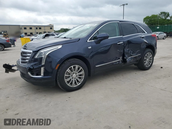 2017 Cadillac XT5 Luxury AWD z VIN 1GYKNDRS1HZ121319, wystawiony jako Copart lot #54938505 z przebiegiem 71 519 mil mil oraz Szkoda całkowita • Salvage title. Historia ofert i sprzedaży dostępna na DreamBid. Obrazek 1.