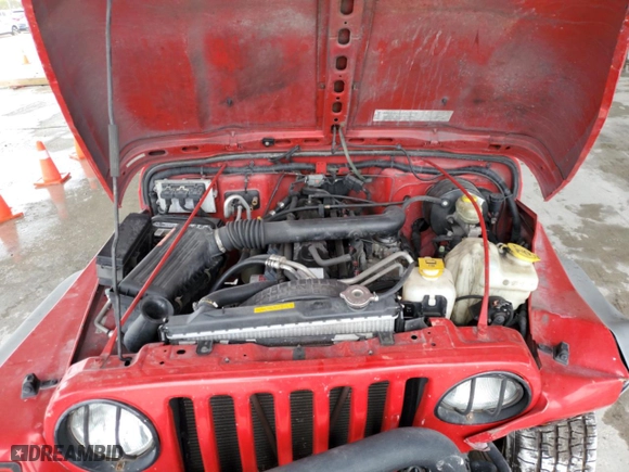 2004 Jeep Wrangler Sport with VIN 1J4FA49S34P722444, listed as a Copart auction lot 45689805 with 145,861 mi miles and Salvage Title. Bid and sale history available at carsss.com. Image 11.