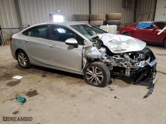 2019 Chevrolet Cruze LS with VIN 1G1BC5SM2K7151860, listed as a Copart auction lot 49526555 with 0 mi miles and Salvage Title. Bid and sale history available at carsss.com. Image 4.