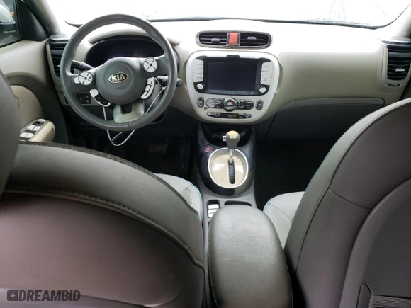 2015 Kia Soul EV + with VIN KNDJX3AE3F7002921, listed as a Copart auction lot 73098504 with NaN miles and Salvage Title. Bid and sale history available at carsss.com. Image 8.