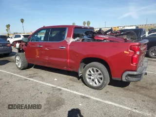 2020 Chevrolet Silverado 1500 LTZ with VIN 1GCUYGETXLZ270472, listed as a Copart auction lot 45423385 with 99,696 mi miles and Salvage Title. Bid and sale history available at DreamBid. Image 2.