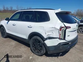 2021 Kia Telluride SX with VIN 5XYP5DHC0MG145965, listed as a IAAI auction lot 42069560 with 54,361 mi miles. Bid and sale history available at carsss.com. Image 3.