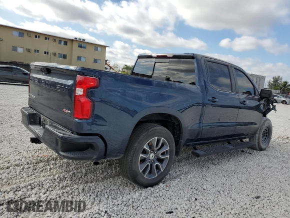 2022 Chevrolet Silverado 1500 RST with VIN 3GCPADED5NG577351, listed as a Copart auction lot 88489025 with 18,612 mi miles and Salvage Title. Bid and sale history available at DreamBid. Image 3.