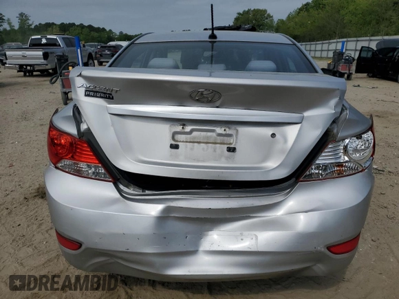 2014 Hyundai Accent GLS with VIN KMHCT4AEXEU637513, listed as a Copart auction lot 53879915 with 178,942 mi miles and Salvage Title. Bid and sale history available at carsss.com. Image 6.