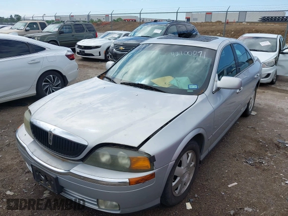 2002 Lincoln LS w/Base Pkg with VIN 1LNHM86S62Y672921, listed as a IAAI auction lot 42100871 with 207,170 mi miles. Bid and sale history available at carsss.com. Image 6.