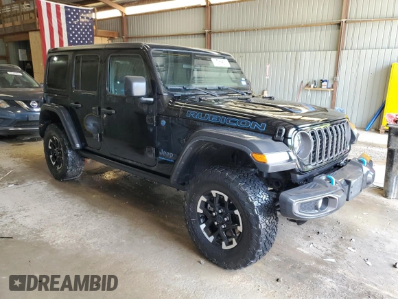 2024 Jeep Wrangler Rubicon with VIN 1C4RJXR67RW269269, listed as a Copart auction lot 65432245 with 25,054 mi miles and Clean title. Bid and sale history available at DreamBid. Image 4.