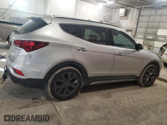 2018 Hyundai Santa Fe Ultimate with VIN 5XYZW4LA5JG528372, listed as a Copart auction lot 43016995 with 95,832 mi miles and Salvage title. Bid and sale history available at DreamBid. Image 3.