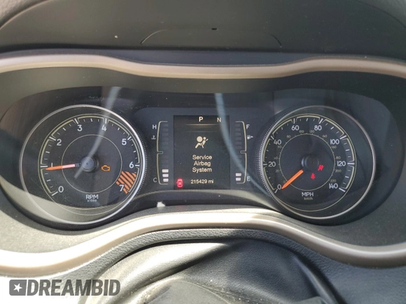 2015 Jeep Cherokee Sport with VIN 1C4PJLAB0FW547059, listed as a Copart auction lot 52630745 with 215,429 mi miles and Clean Title. Bid and sale history available at carsss.com. Image 9.