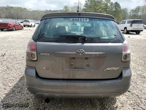 2005 Toyota Matrix STD with VIN 2T1KR32E55C921538, listed as a Copart auction lot 51386475 with NaN miles and Clean Title. Bid and sale history available at carsss.com. Image 6.