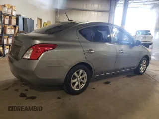 2012 Nissan Versa SV with VIN 3N1CN7AP1CL834615, listed as a Copart auction lot 72217574 with 131,340 mi miles and Salvage Title. Bid and sale history available at carsss.com. Image 3.