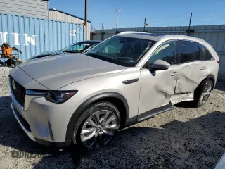 2024 Mazda CX-90 3.3 Turbo Premium with VIN JM3KKDHD5R1162531, listed as a Copart auction lot 49476665 with 0 mi miles and Salvage Title. Bid and sale history available at carsss.com. Image 1.