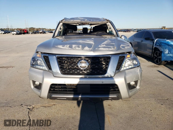 2020 Nissan Armada SL with VIN JN8AY2ND6L9109099, listed as a Copart auction lot 86778724 with 0 mi miles and Salvage Title. Bid and sale history available at carsss.com. Image 5.