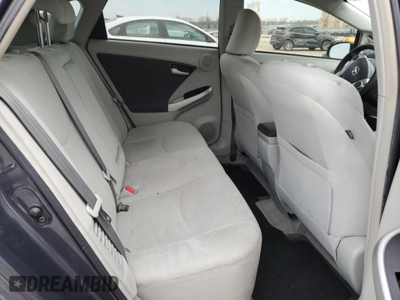 2011 Toyota Prius I with VIN JTDKN3DU9B1470078, listed as a Copart auction lot 52584365 with 279,784 mi miles and Salvage Title. Bid and sale history available at carsss.com. Image 11.