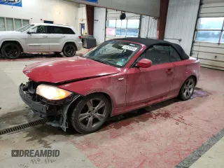 2011 BMW 1 Series 128i with VIN WBAUL7C5XBVM79443, listed as a Copart auction lot 41625895 with 110,952 mi miles and Salvage Title. Bid and sale history available at carsss.com. Image 1.