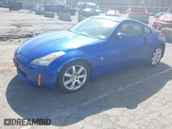 2005 Nissan 350Z Touring with VIN JN1AZ34DX5M601251, listed as a IAAI auction lot 41762746 with 108,855 mi miles. Bid and sale history available at carsss.com. Image 2.