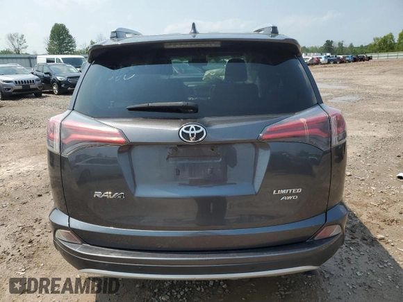 2016 Toyota RAV4 Limited z VIN JTMDFREV4GJ092789, wystawiony jako Copart lot #60430715 z przebiegiem Nie podano mil oraz Szkoda całkowita • Salvage title. Historia ofert i sprzedaży dostępna na DreamBid. Obrazek 6.