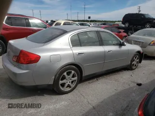 2004 Infiniti G35 w/Leather with VIN JNKCV51F44M716962, listed as a Copart auction lot 69282164 with 80,694 mi miles and Non Repairable. Bid and sale history available at DreamBid. Image 3.