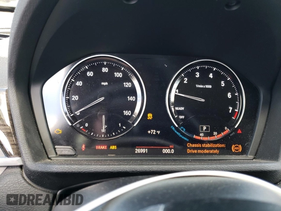 2018 BMW X1 sDrive28i with VIN WBXHU7C38J3H42948, listed as a Copart auction lot 52061793 with 26,991 mi miles and . Bid and sale history available at DreamBid. Image 9.