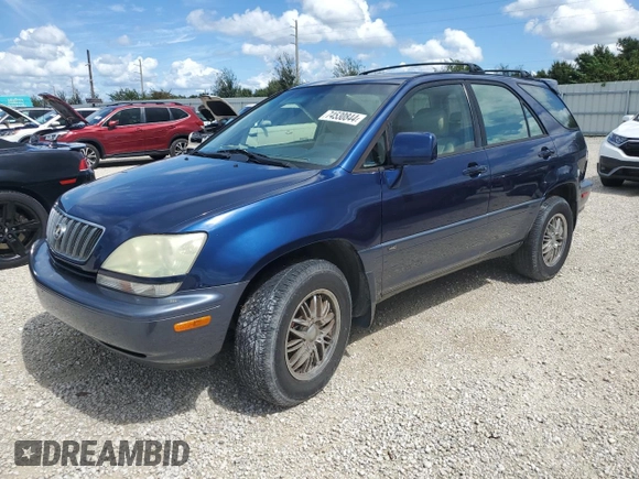 2003 Lexus RX 300 with VIN JTJHF10U130296903, listed as a Copart auction lot 74530844 with 178,961 mi miles and Non Repairable. Bid and sale history available at carsss.com. Image 1.