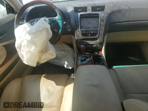 2008 Lexus GS 350 with VIN JTHBE96S580037725, listed as a Copart auction lot 68971684 with 87,385 mi miles and Salvage Title. Bid and sale history available at carsss.com. Image 8.