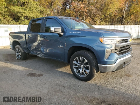 2024 Chevrolet Silverado 1500 LT with VIN 3GCPACEK9RG303603, listed as a Copart auction lot 83490974 with 1,319 mi miles and Salvage Title. Bid and sale history available at DreamBid. Image 4.