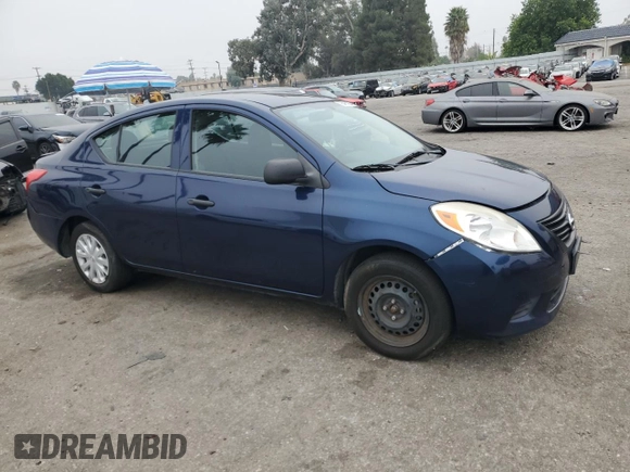 2012 Nissan Versa S with VIN 3N1CN7AP2CL825387, listed as a Copart auction lot 75414204 with 188,789 mi miles and Salvage Title. Bid and sale history available at carsss.com. Image 4.
