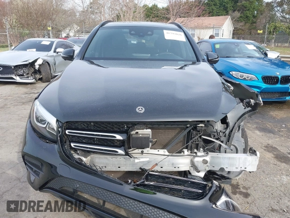 2018 Mercedes-Benz GLC with VIN WDC0G4KB9JV074128, listed as a IAAI auction lot 41793026 with 46,669 mi miles. Bid and sale history available at carsss.com. Image 12.