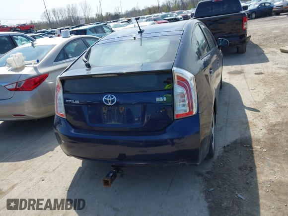 2013 Toyota Prius One with VIN JTDKN3DU0D0351571, listed as a IAAI auction lot 42033388 with 270,161 mi miles and . Bid and sale history available at DreamBid. Image 16.